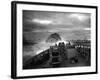 Explosion of a Depth Charge Launched from U.S. Coast Guard Cutter Spencer-null-Framed Photo