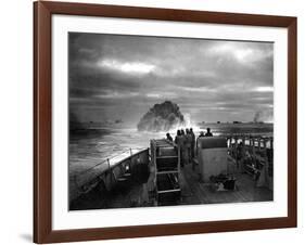 Explosion of a Depth Charge Launched from U.S. Coast Guard Cutter Spencer-null-Framed Photo