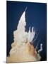 Explosion of Challenger Space Shuttle, 1986-null-Mounted Photographic Print