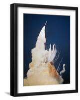 Explosion of Challenger Space Shuttle, 1986-null-Framed Photographic Print