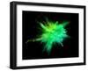 Explosion of Coloured Powder on Black Background-Jag_cz-Framed Photographic Print