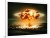 Explosion Of Nuclear Bomb-egal-Framed Art Print