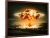 Explosion Of Nuclear Bomb-egal-Framed Art Print