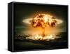 Explosion Of Nuclear Bomb-egal-Framed Stretched Canvas