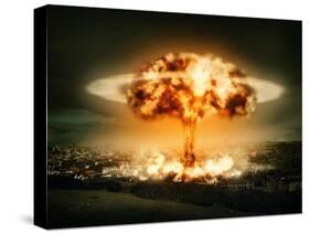 Explosion Of Nuclear Bomb-egal-Stretched Canvas