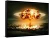Explosion Of Nuclear Bomb-egal-Framed Stretched Canvas