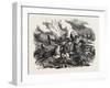 Explosion of Russian Artillery. the Crimean War, 1855-null-Framed Giclee Print