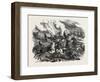 Explosion of Russian Artillery. the Crimean War, 1855-null-Framed Giclee Print