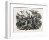 Explosion of Russian Artillery. the Crimean War, 1855-null-Framed Giclee Print