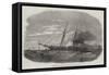 Explosion of The Times Steamer, at Dublin-null-Framed Stretched Canvas