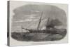 Explosion of The Times Steamer, at Dublin-null-Stretched Canvas