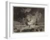 Explosion on Board the Barque Lottie Sleigh-null-Framed Giclee Print
