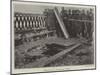 Explosion on Southwark Bridge-null-Mounted Giclee Print