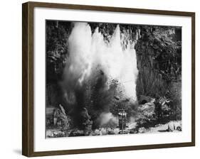 Explosion on the Waikato River-null-Framed Photographic Print
