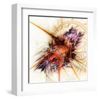 Explosion-Jean-François Dupuis-Framed Art Print