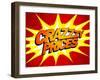 Explosive Crazy Prices Design in Pop-Art Style-Selenka-Framed Art Print