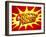 Explosive Crazy Prices Design in Pop-Art Style-Selenka-Framed Art Print