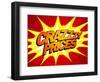 Explosive Crazy Prices Design in Pop-Art Style-Selenka-Framed Art Print