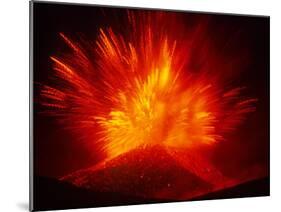 Explosive Vent on the North Side of the Montagnola, Mt. Etna, Sicily, Italy-Daisy Gilardini-Mounted Premium Photographic Print