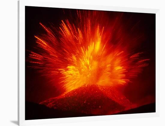 Explosive Vent on the North Side of the Montagnola, Mt. Etna, Sicily, Italy-Daisy Gilardini-Framed Photographic Print