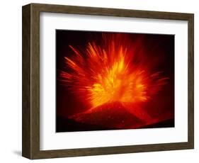 Explosive Vent on the North Side of the Montagnola, Mt. Etna, Sicily, Italy-Daisy Gilardini-Framed Photographic Print
