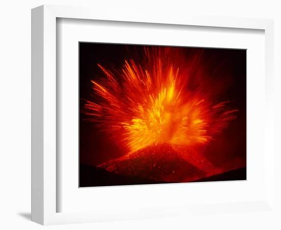 Explosive Vent on the North Side of the Montagnola, Mt. Etna, Sicily, Italy-Daisy Gilardini-Framed Photographic Print