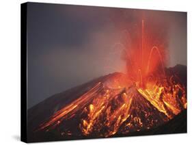 Explosive Vulcanian Eruption of Lava on Sakurajima Volcano, Japan-Stocktrek Images-Stretched Canvas