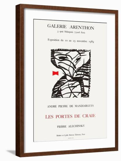 Expo 119 - Galerie Arenthon-Pierre Alechinsky-Framed Collectable Print