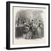 Expo 1855. Sewing Machine. Paris-null-Framed Premium Giclee Print