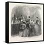 Expo 1855. Sewing Machine. Paris-null-Framed Stretched Canvas