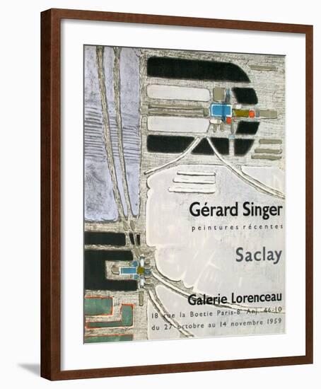 Expo 59 - Galerie Lorenceau-Gérard Singer-Framed Collectable Print