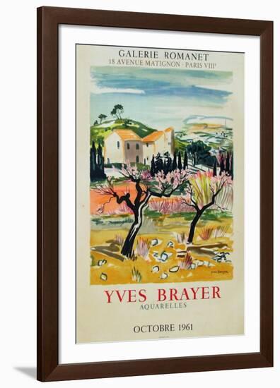 Expo 61 - Printemps en Provence-Yves Brayer-Framed Collectable Print