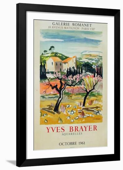 Expo 61 - Printemps en Provence-Yves Brayer-Framed Collectable Print