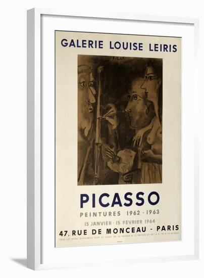 Expo 64 - Galerie Louise Leiris-Pablo Picasso-Framed Premium Edition