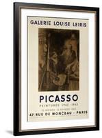 Expo 64 - Galerie Louise Leiris-Pablo Picasso-Framed Premium Edition