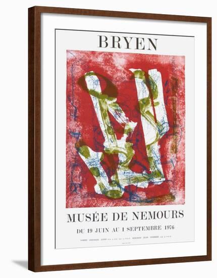 Expo 76 - Musée de Nemours-Camille Bryen-Framed Collectable Print