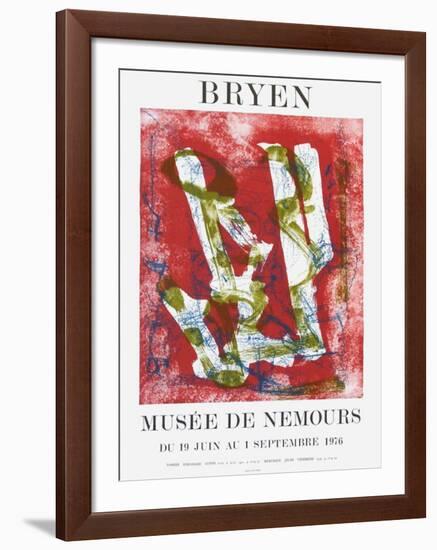 Expo 76 - Musée de Nemours-Camille Bryen-Framed Collectable Print