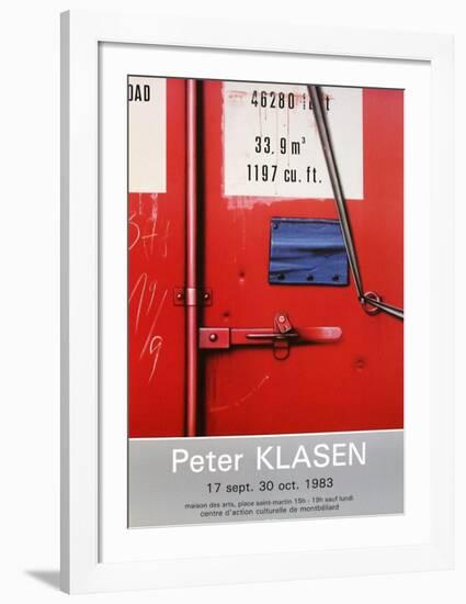 Expo 83 - Montbéliard-Peter Klasen-Framed Collectable Print
