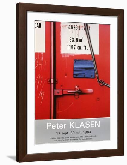 Expo 83 - Montbéliard-Peter Klasen-Framed Collectable Print