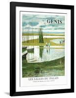 Expo 97- Les Salles du Palais I-René Genis-Framed Collectable Print