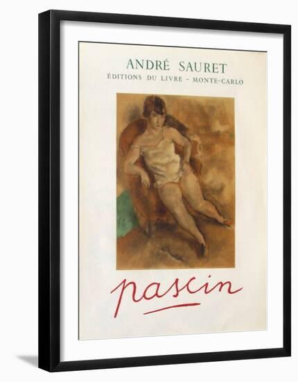 Expo chez André Sauret-Jules Pascin-Framed Art Print