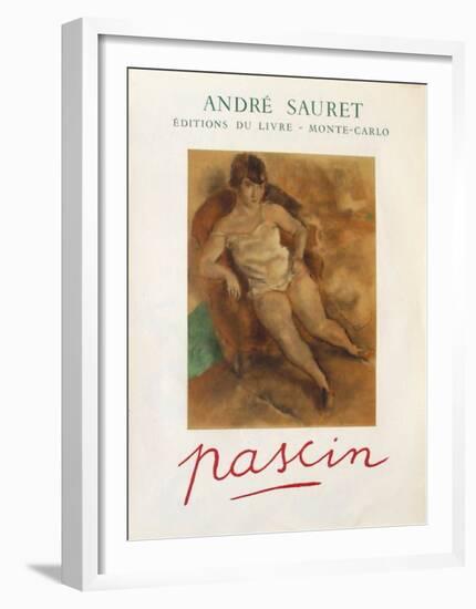 Expo chez André Sauret-Jules Pascin-Framed Art Print