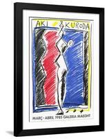 Expo Galeria Maeght 1985-Aki Kuroda-Framed Collectable Print