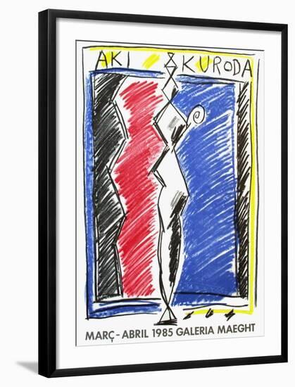Expo Galeria Maeght 1985-Aki Kuroda-Framed Collectable Print