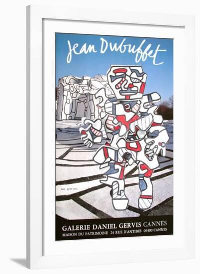 Expo Galerie Daniel Gervis II-Jean Dubuffet-Framed Collectable Print