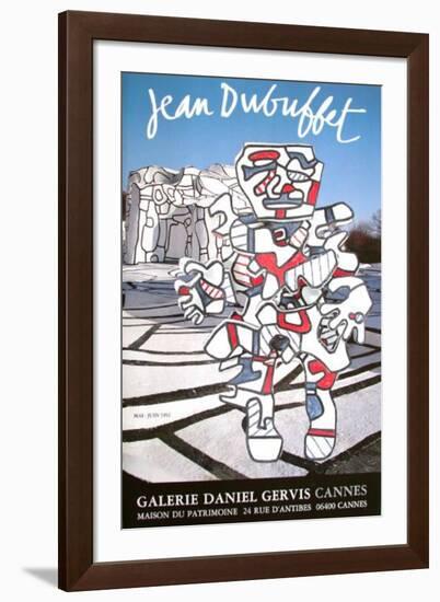 Expo Galerie Daniel Gervis II-Jean Dubuffet-Framed Collectable Print