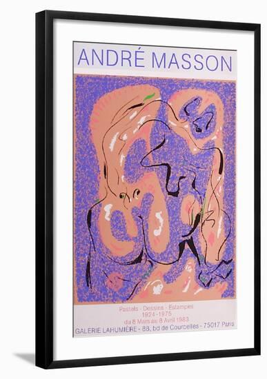 Expo Galerie Lahumière-André Masson-Framed Collectable Print