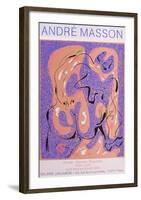 Expo Galerie Lahumière-André Masson-Framed Collectable Print