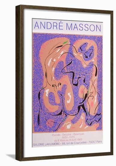 Expo Galerie Lahumière-André Masson-Framed Collectable Print