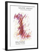 Expo Galerie Maeght 68-Jean Bazaine-Framed Collectable Print